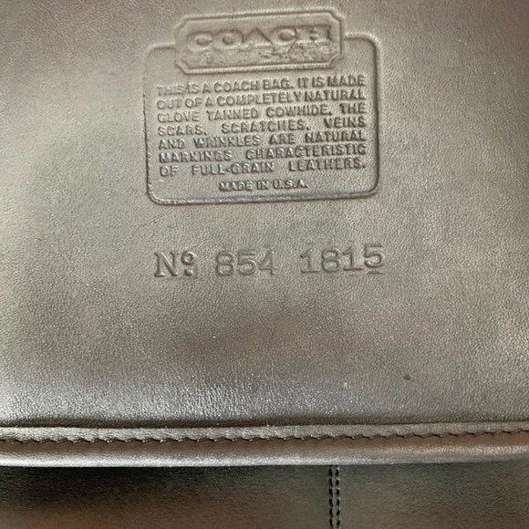 Vintage Authentic Coach Leather Crossbody Purse - Picture 8 of 8